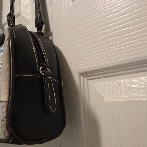 FASHION CITY Women's Graphic Print Shoulder Bag w/Beading - Size Small - Picture 9 of 14